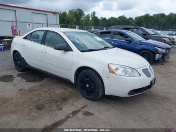  Salvage Pontiac G6