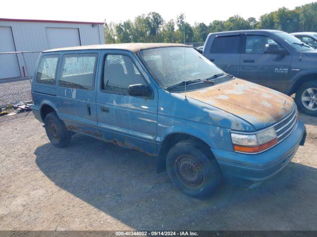  Salvage Plymouth Voyager