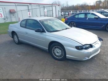  Salvage Chevrolet Monte Carlo