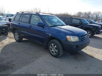  Salvage Toyota Highlander