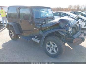  Salvage Jeep Wrangler