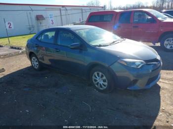  Salvage Toyota Corolla