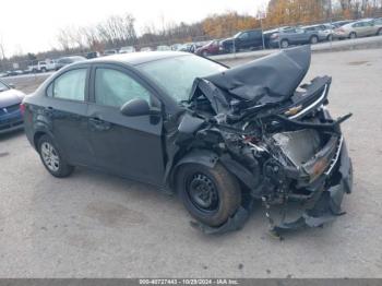  Salvage Chevrolet Sonic