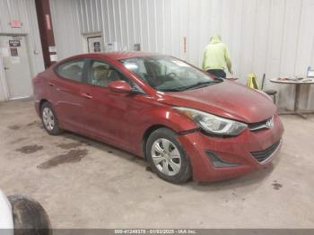  Salvage Hyundai ELANTRA