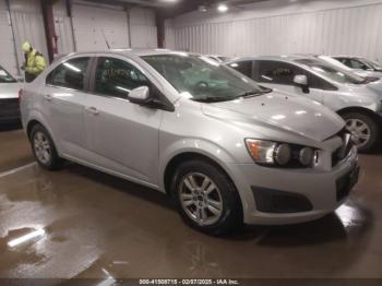  Salvage Chevrolet Sonic