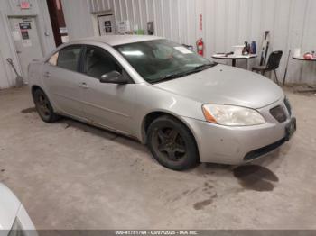  Salvage Pontiac G6