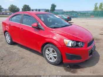  Salvage Chevrolet Sonic