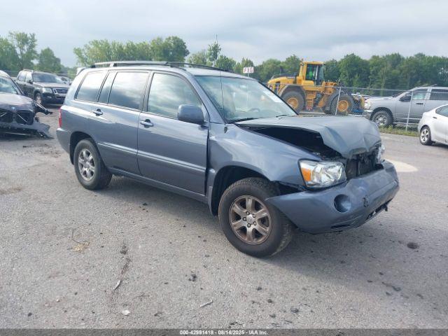  Salvage Toyota Highlander