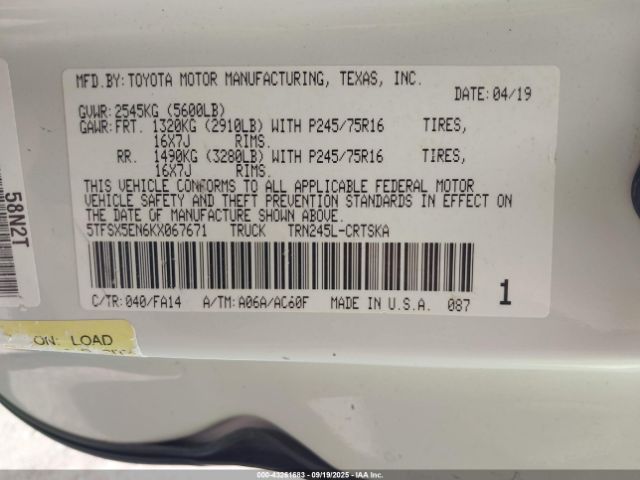 Toyota Tacoma Sr Image 11