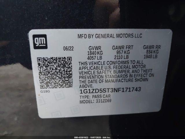 Chevrolet Malibu Fwd Lt Image 13