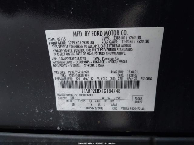 Ford Taurus Sel Image 5