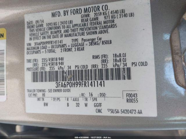 Ford Fusion Se Image 6