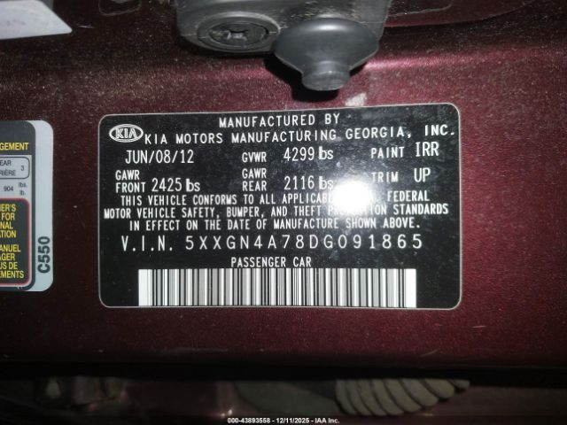 Kia Optima Ex Image 6