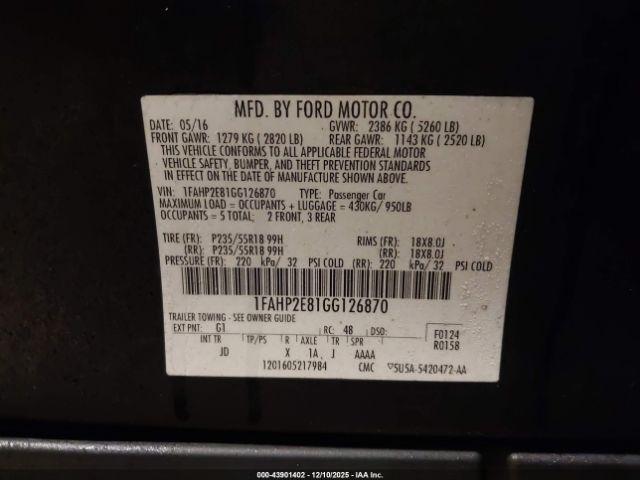 Ford Taurus Sel Image 8