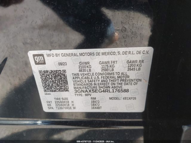 Chevrolet Equinox Awd Ls Image 8