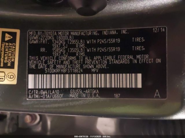 Toyota Highlander Limited V6 Image 3