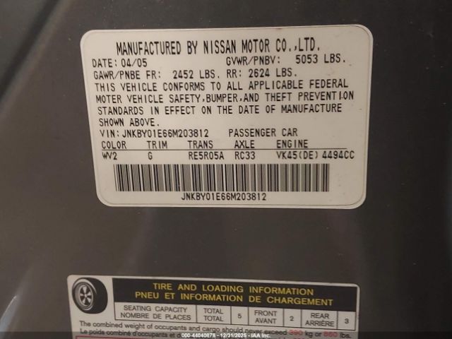 INFINITI M45 Sport Image 6