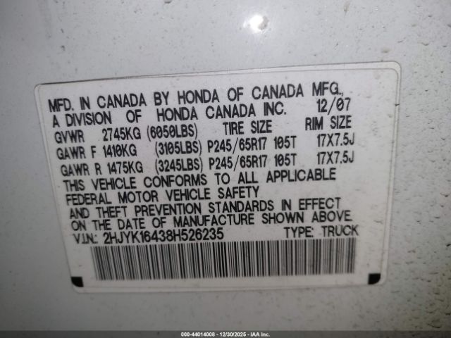 Honda Ridgeline Rts Image 6