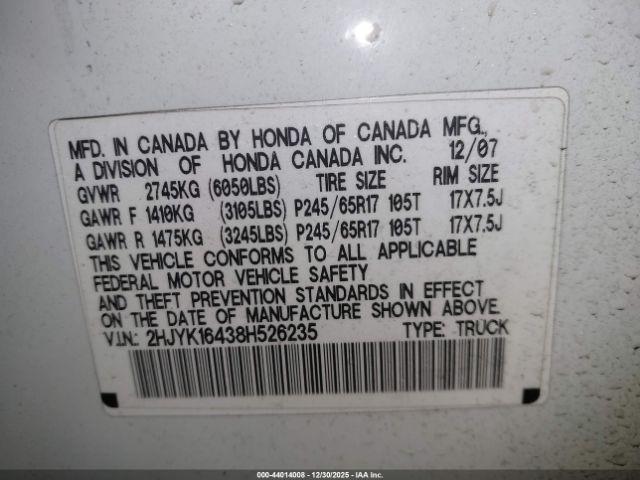 Honda Ridgeline Rts Image 6