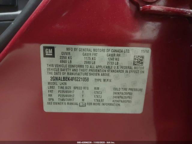 Chevrolet Equinox 1lt Image 13