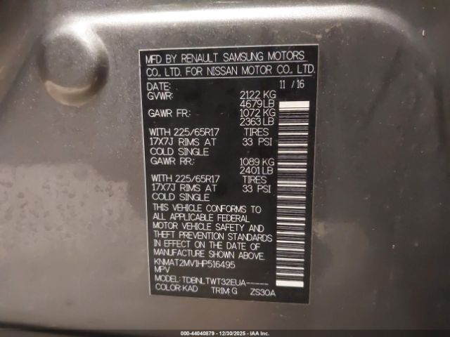 Nissan Rogue Sv Image 16