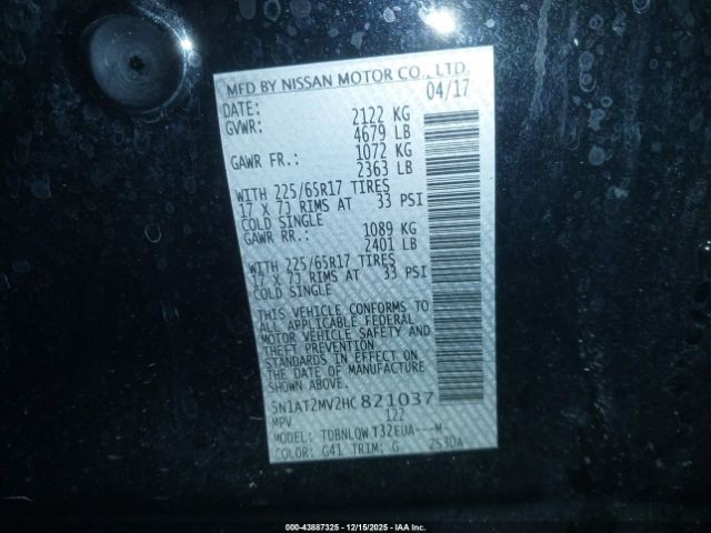 Nissan Rogue Sv Image 9