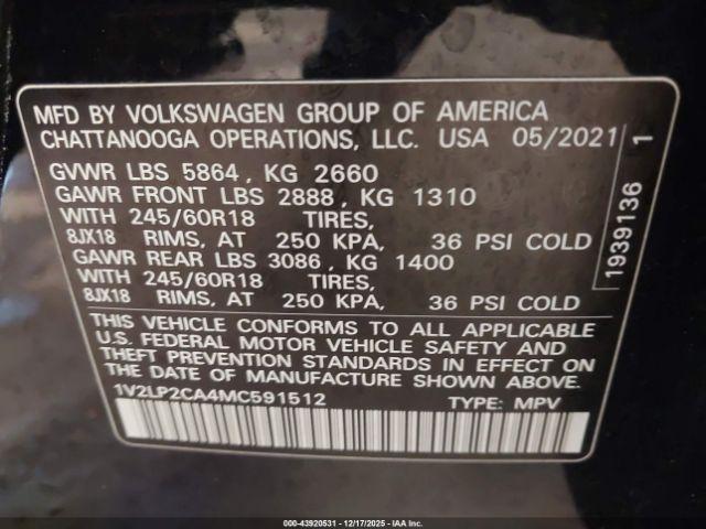 Volkswagen Atlas 2.0t Se Image 12