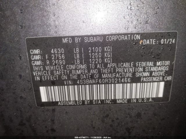 Subaru Legacy Premium Image 13