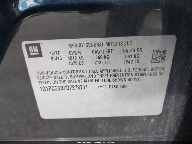 Chevrolet Cruze 1lt Auto Image 2