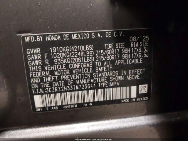 Honda HR-V Awd Lx Image 7