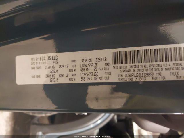 Ram Promaster Cargo Van High Roof 159 Wb Ext Image 14