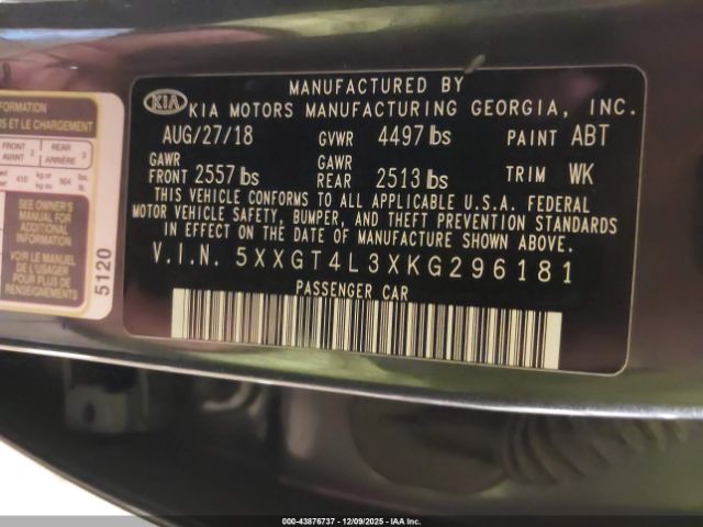 Kia Optima Lx Image 8