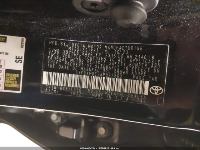 Toyota Corolla Le Image 12