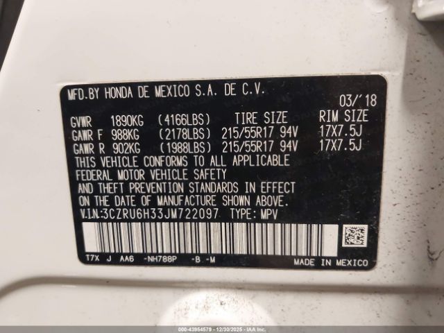 Honda HR-V Lx Image 15