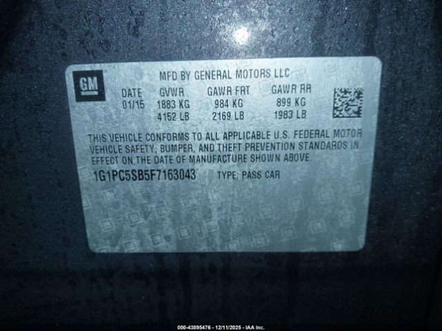 Chevrolet Cruze 1lt Auto Image 5