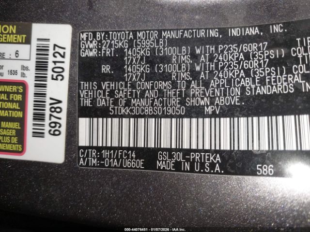 Toyota Sienna Le V6 Image 5